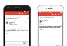 Gmail ya cuenta con respuestas inteligentes en español y así puedes usarlas