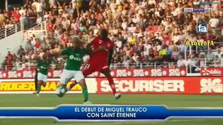Miguel Trauco brilló con camiseta de Saint-Etienne en la Liga 1
