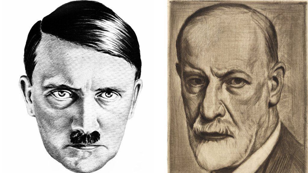 Hitler and Freud.