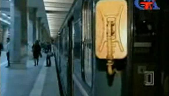 Imagen del metro de Bakú, en Azerbaiyán. (Fuente: You Tube)