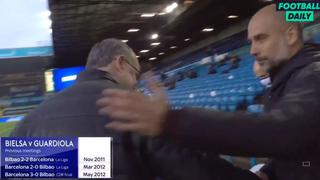 Marcelo Bielsa y Pep Guardiola eclipsaron el Leeds vs. Manchester City: así fue el saludo entre los técnicos [VIDEO]