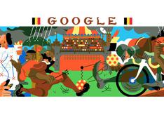 Google festeja con doodles el partido Bélgica vs Inglaterra