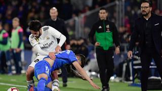 Real Madrid sacó un discreto empate en cancha del Getafe por la Liga Santander