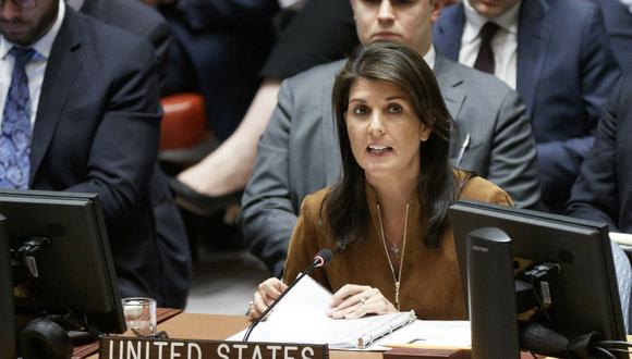 Nikki Haley aseguró en el Consejo de Seguridad que Estados Unidos "responderá" a Siria con o sin la ONU. (Foto: EFE/Justin Lane)