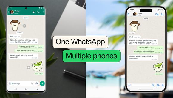Una misma cuenta de WhatsApp se podrá utilizar en más de un celular.