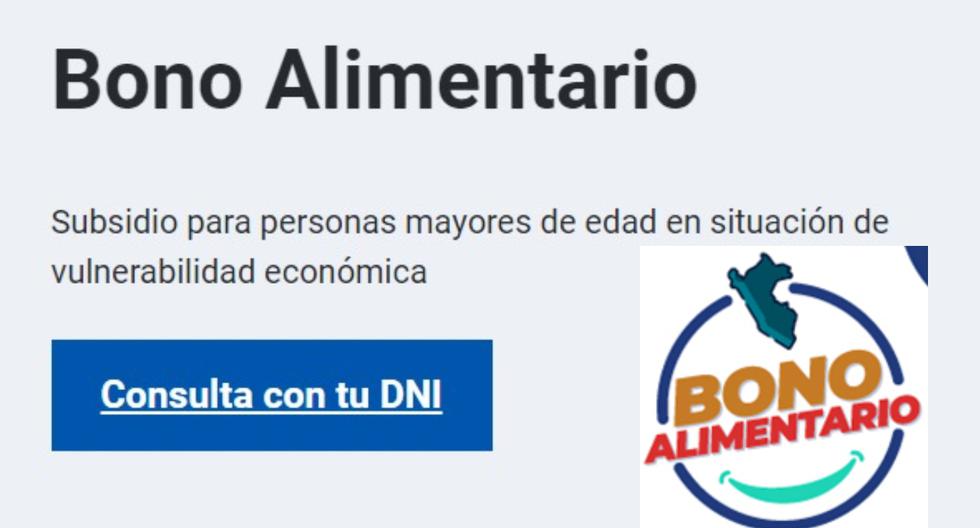 Lo último del Bono Alimentario este de abril RESPUESTAS EL COMERCIO PERÚ