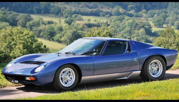 Lamborghini Miura de Rod Stewart se vende por US$ 1,89 millones