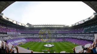 Real Madrid y el increíble mosaico que lució el Bernabéu
