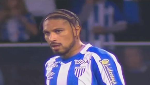 Paolo Guerrero sorprende con nuevo look en Avaí vs Internacional | Foto: captura