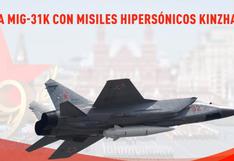 Armas de guerra: Rusia se equipa con 10 cazas MiG-31 con misiles hipersónicos de sistema Kinzhal