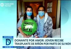 Joven recibe trasplante de riñón por parte de su pareja