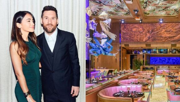 Lionel Messi y Antonela visitaron un exclusivo restaurante en Miami, en medio de los rumores de una posible separación. (Foto: Instagram/leomessi | Facebook/Sexy Fish Miami).