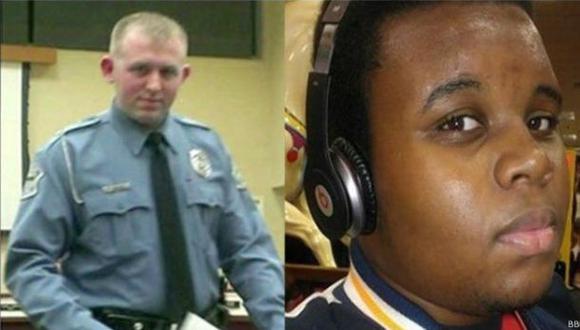 Ferguson: Versiones del policía y del amigo de Michael Brown