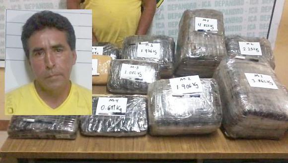 Trató de llevar más de 20 kg. de droga a Tacna y fue detenido