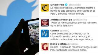 Las 200 cuentas peruanas que Twitter recomienda seguir