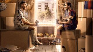 La imagen del Barcelona para calentar el reencuentro entre Cristiano Ronaldo y Lionel Messi