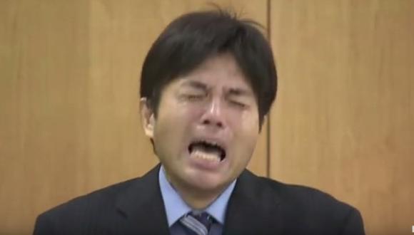 Político japonés famoso por su berrinche es condenado a prisión