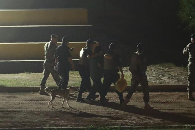 Alejandro Toledo a su llegada a la Dinoes para su internamiento en el penal de Barbadillo. Foto: GEC / Jesús Saucedo
