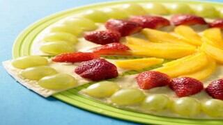 Pizza de frutas