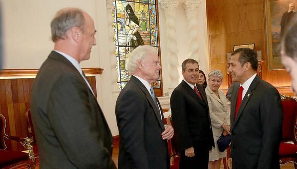 El grupo internacional realiza una visita exploratoria para informarse sobre la situación de la libertad de prensa en el Perú (Foto: Presidencia de la República)