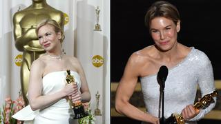 Oscar 2020: Renée Zellweger recibe el premio vestida de blanco, como en el año 2004 | FOTOS 