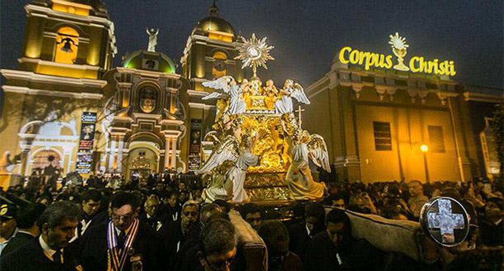 Perú. Declaran feriado no laborable hoy en La Libertad por la fiesta del Corpus Christi. (Foto: Agencia Andina)