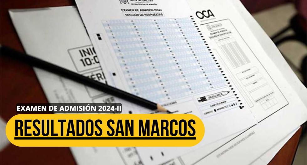 San Marcos Results 2024-II: Find out if you passed the Health Sciences Entrance Examination |  the answers