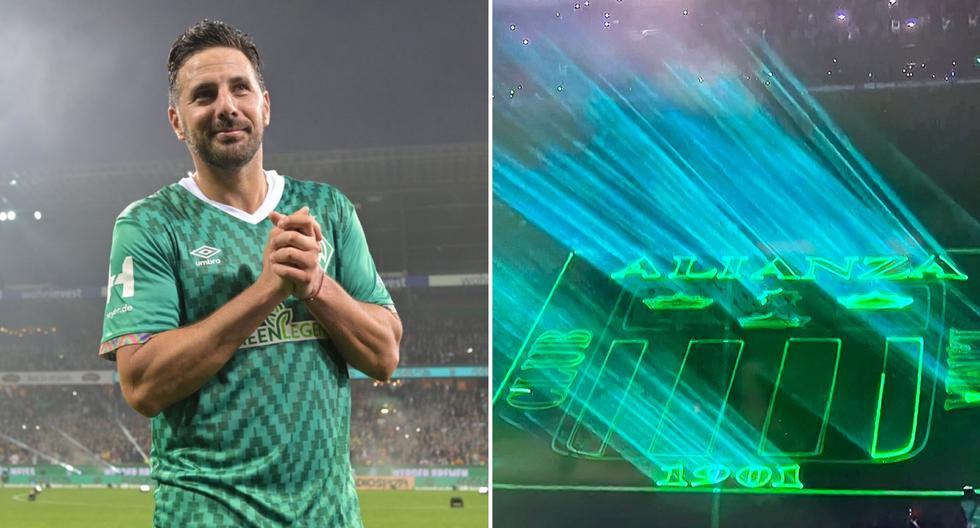 Las redes sociales del club ‘Íntimo’ reaccionó al ver el escudo de su institución en el Weserstadion.