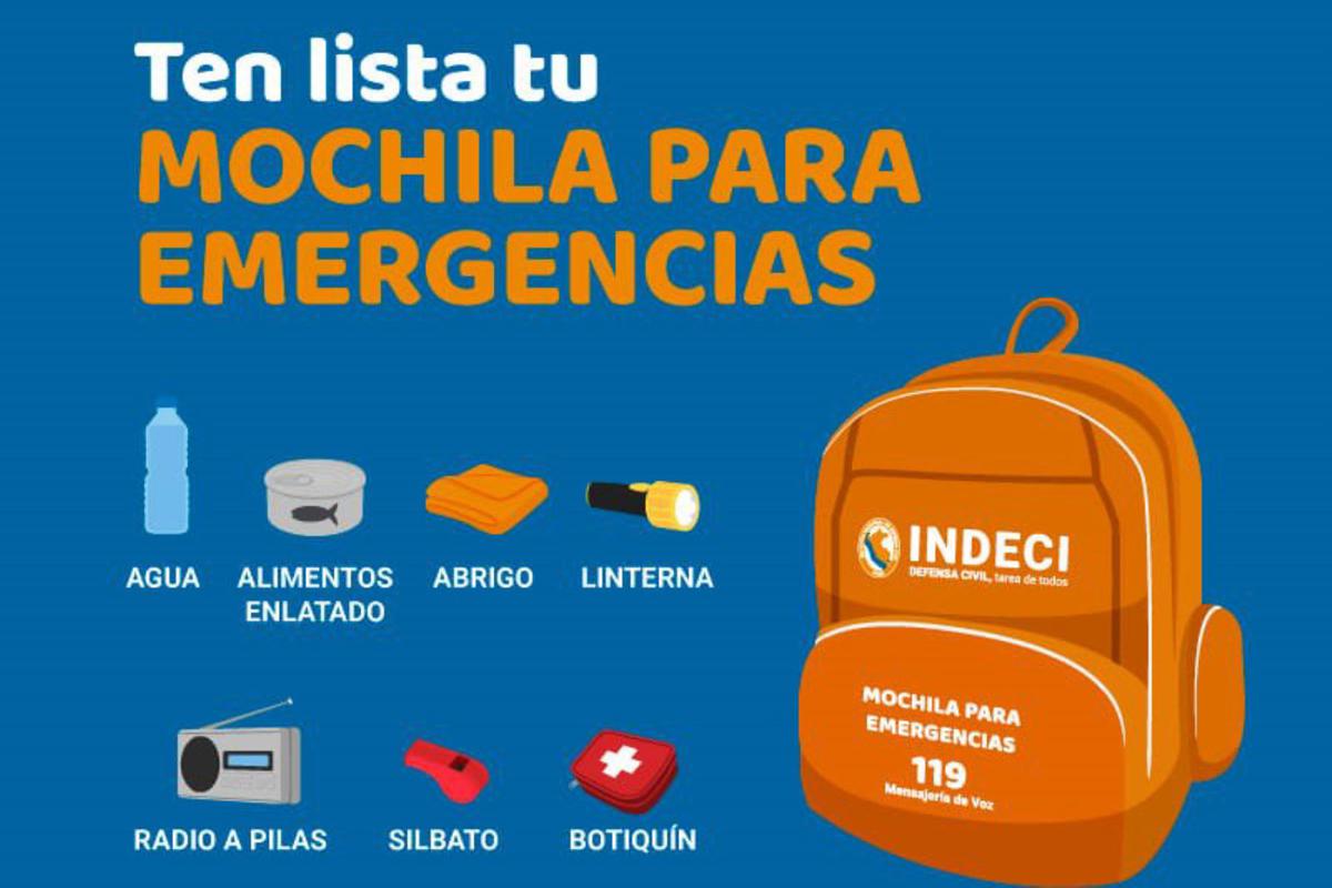 Qué debe contener mi mochila de emergencia?