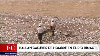Callao: hallan cadáver de hombre en el río Rímac | VIDEO