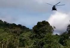 Amazonas: video muestra el momento de la caída de un helicóptero del Ejército Peruano