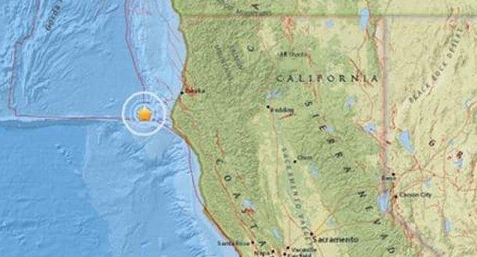 Hasta el momento no se han registrado víctimas o daños materiales. (Foto:  USGS)