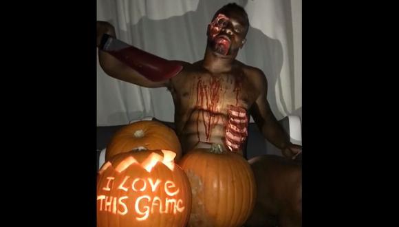 Patrice Evra sorprendió a sus seguidores en la red social al compartir un espeluznante video por Halloween. (Foto: Instagram)