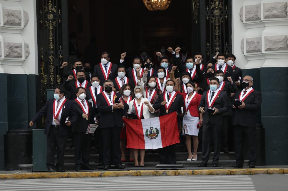 La bancada de Perú Libre, partido con el cual ganó Pedro Castillo la presidencia de la República, es la más numerosa del futuro Congreso. (Foto: Anthony Niño de Guzmán / @photo.gec)