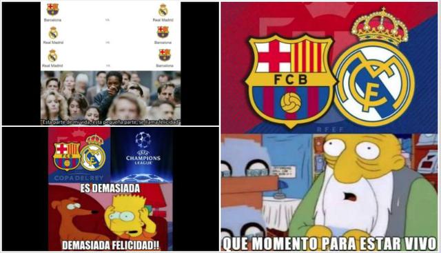 Los mejores memes que provocó la llave Real Madrid vs. Barcelona en Copa del Rey tras sorteo. (Foto: Facebook)