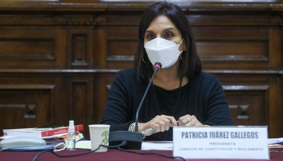 La congresista Patricia Juárez cuestionó las declaraciones de la presidenta Dina Boluarte sobre el rol de las Fuerzas Armadas durante las protestas de diciembre del 2022 y enero del 2023. (Foto: Congreso)
