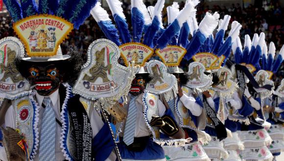 La morenada es una danza tradicional que, en el Perú, se celebra sobre todo en la Fiesta de la Virgen de la Candelaria. En Bolivia también se desarrolla especialmente en Oruro y La Paz. (Foto: Heiner Aparicio/GEC)