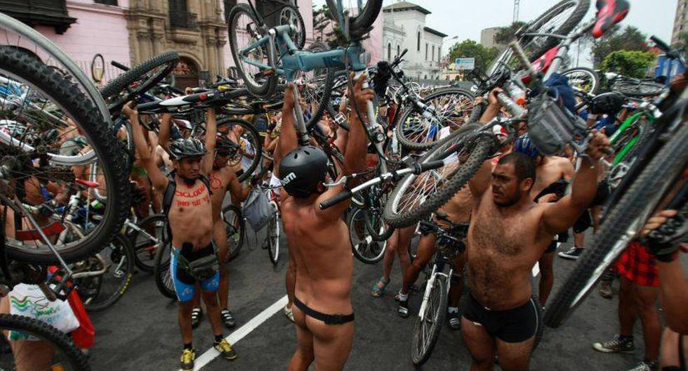 Los ciclistas exigieron más respeto por parte de los automovilistas. (Foto: Andina)
