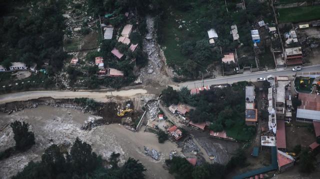 Río Rímac: los daños sobre Chosica vistos desde el aire [FOTOS] - 2