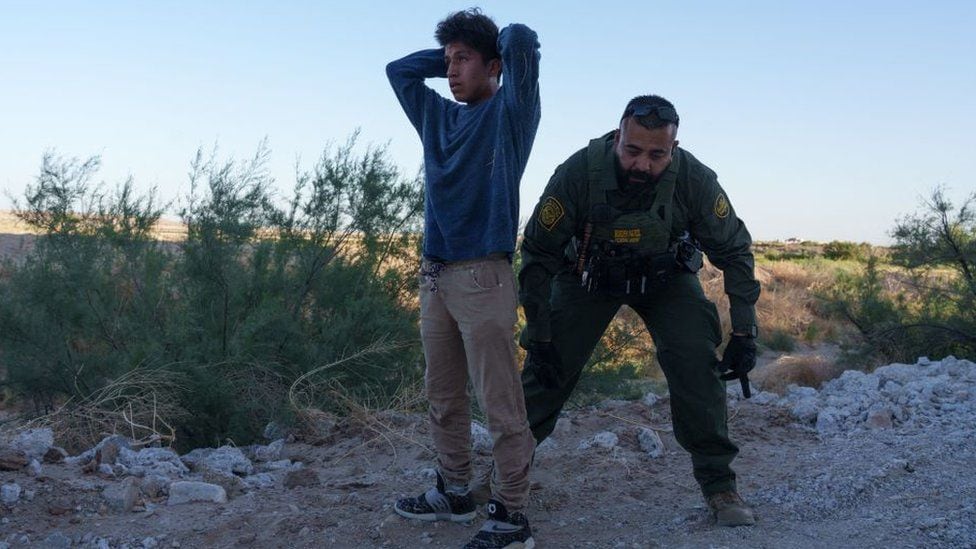 In May, the number of arrests at the border rose.  (GETTY IMAGES).