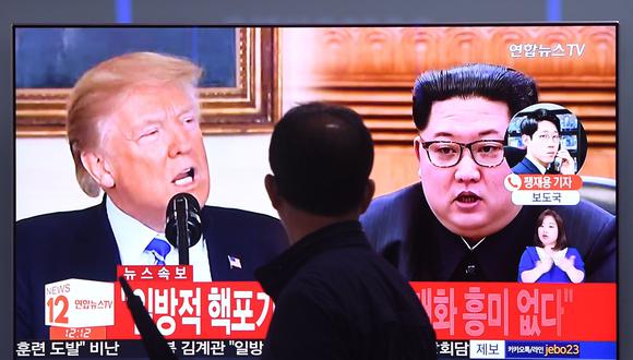 Donald Trump pone en duda su cumbre con Kim Jong-un: "Habrá que ver". (AFP).