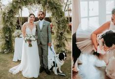 Adriana y Renzo: así fue la boda más “pet friendly” de Lima