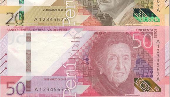 Los nuevos billetes circularán en simultáneo con los antiguos billetes por ahora. (Foto referencial GEC)