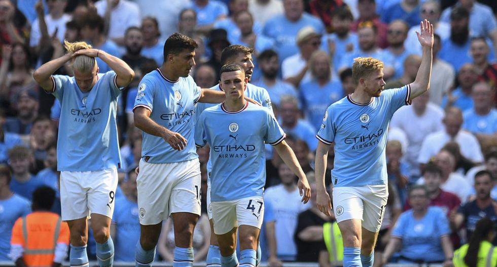 Manchester City goleó 4-0 a Bournemouth por la segunda jornada de la Premier League. (Foto: AFP)