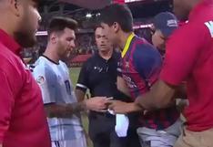 Lionel Messi y lo que hizo con hincha que se metió a la cancha