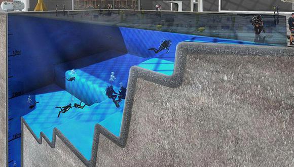 ¿Cómo será la futura piscina más profunda del mundo?