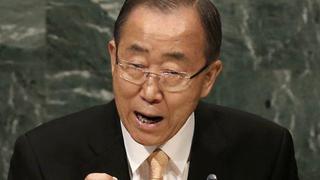 Ban Ki-moon criticó a potencias que están manchadas de sangre