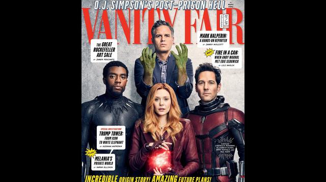 El elenco de "Avengers: Infinity War" llegó a las portadas de Vanity Fair. (Fotos: Difusión)