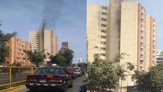 Jesús María: reportan incendio en edificio de Av. Brasil