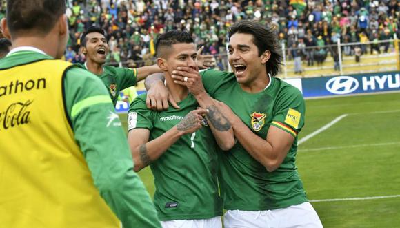 Martins y Arce celebran la conquista boliviana. (Foto: agencias)